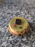 Le pistache framboise 