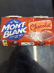 4 YAOURTS MONT BLANC CHOCOLAT 